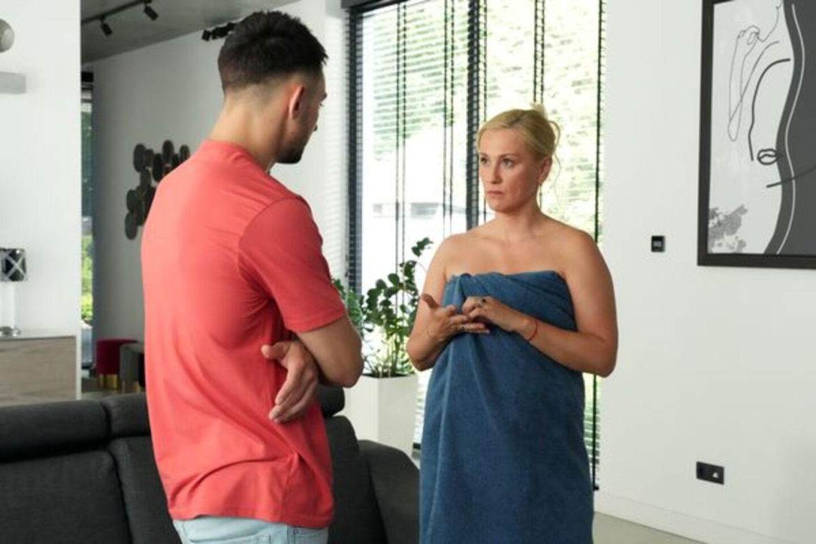 Barwy szczęścia odc. 3285. Mirek (Oliwier Kozłowski), Justyna Zytko (Sylwia Juszczak-Krawczyk)