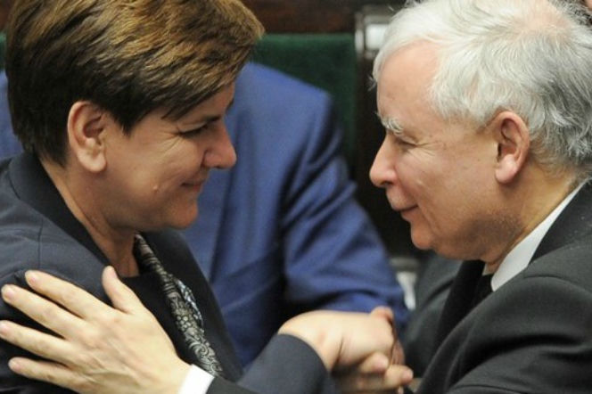 Beata Szydło, Jarosław Kaczyński,