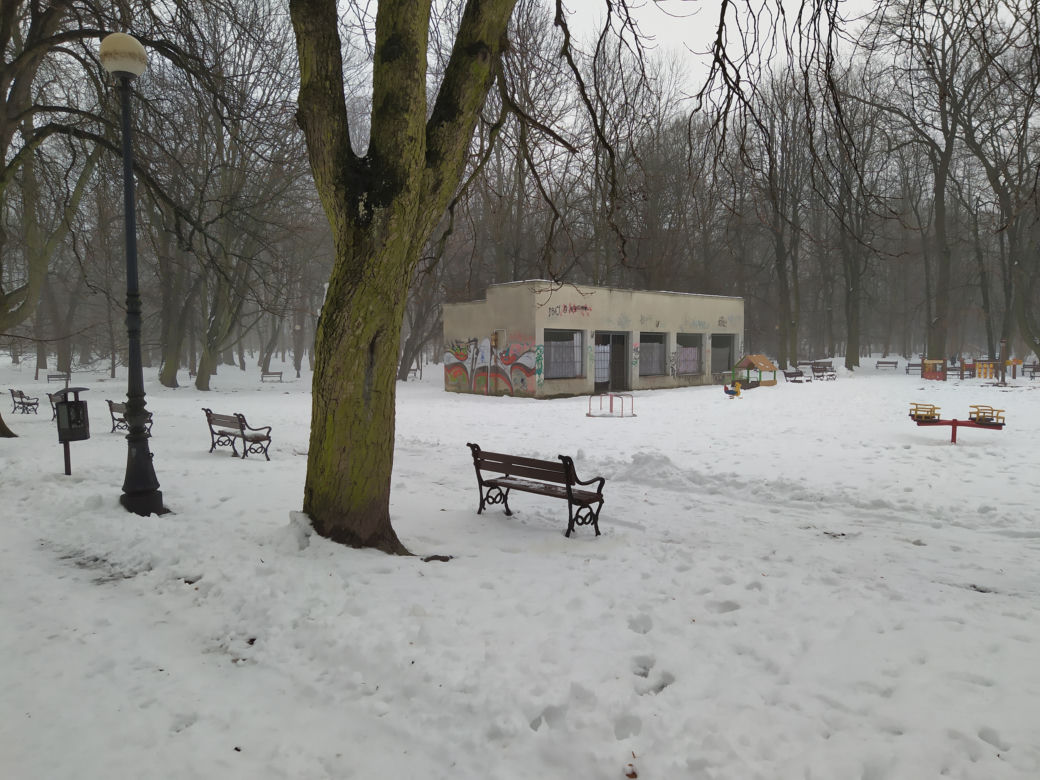 Gdzie mieścił się kiedyś letni teatr? Siedlecki park Aleksandria sto lat temu i w pierwszym tygodniu stycznia 2021: