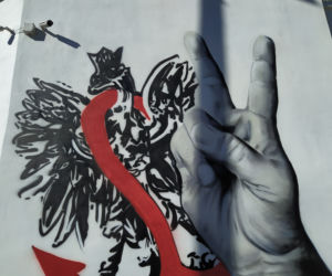 Powstawanie nowego muralu Solidarności w Siedlcach - 28.09.2021