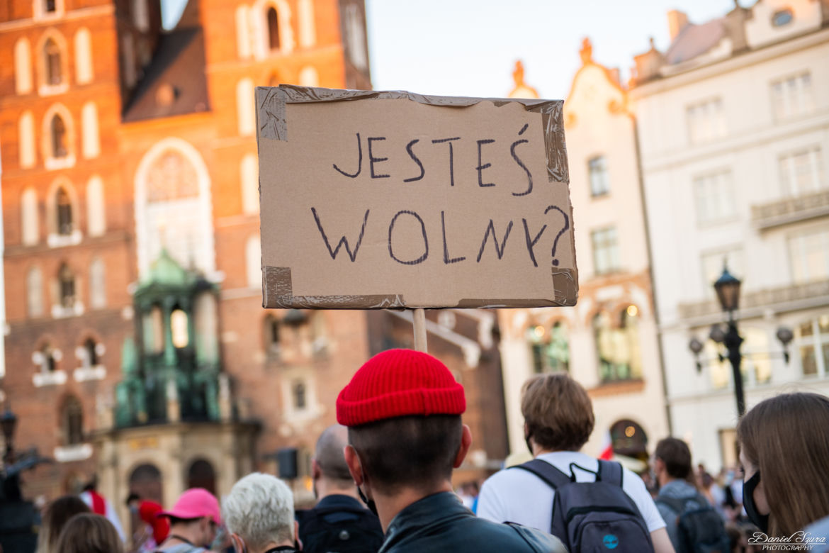 Kraków solidarny z Białorusią