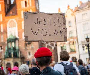 Kraków solidarny z Białorusią