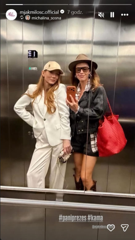M jak miłość nowy sezon na planie. Kama (Michalina Sosna), Elżbieta Domańska (Katarzyna Dąbrowska)