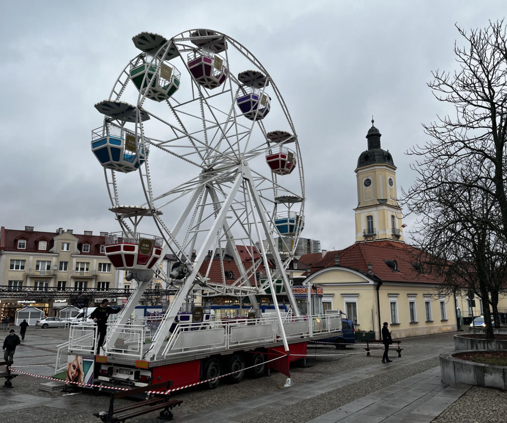Diabelski młyn na Rynku Kościuszki w Białymstoku