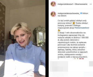 Małgorzata Kożuchowska chroni mamę przed wirusem