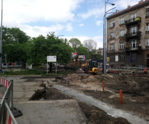 Apokalipsa na Al. Trzech Wieszczów. Rozkopane ulice, horror na drogach