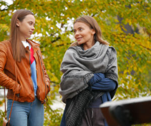 Pierwsza miłość. Sylwia (Edyta Herbuś), Justyna (Oliwia Bosowska)