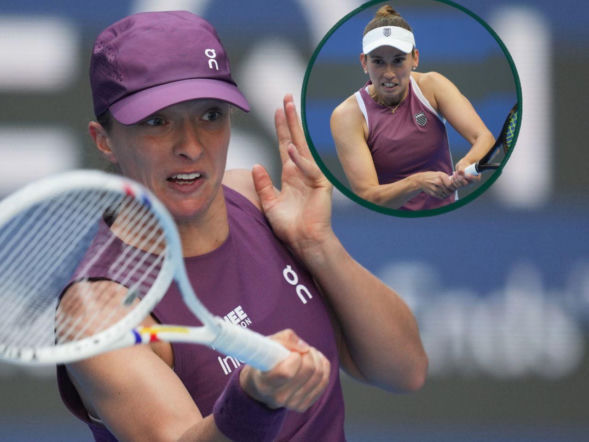 Iga Świątek - Elise Mertens RELACJA NA ŻYWO z WTA w Pekinie [WYNIK]