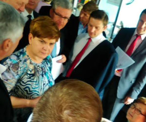 Beata Szydło oddaje krew