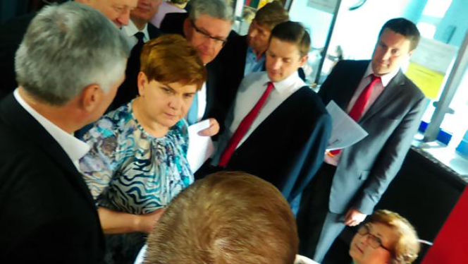 Beata Szydło oddaje krew