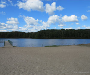 Kąpielisko przy plaży w Soczewce nad jez. Soczewka