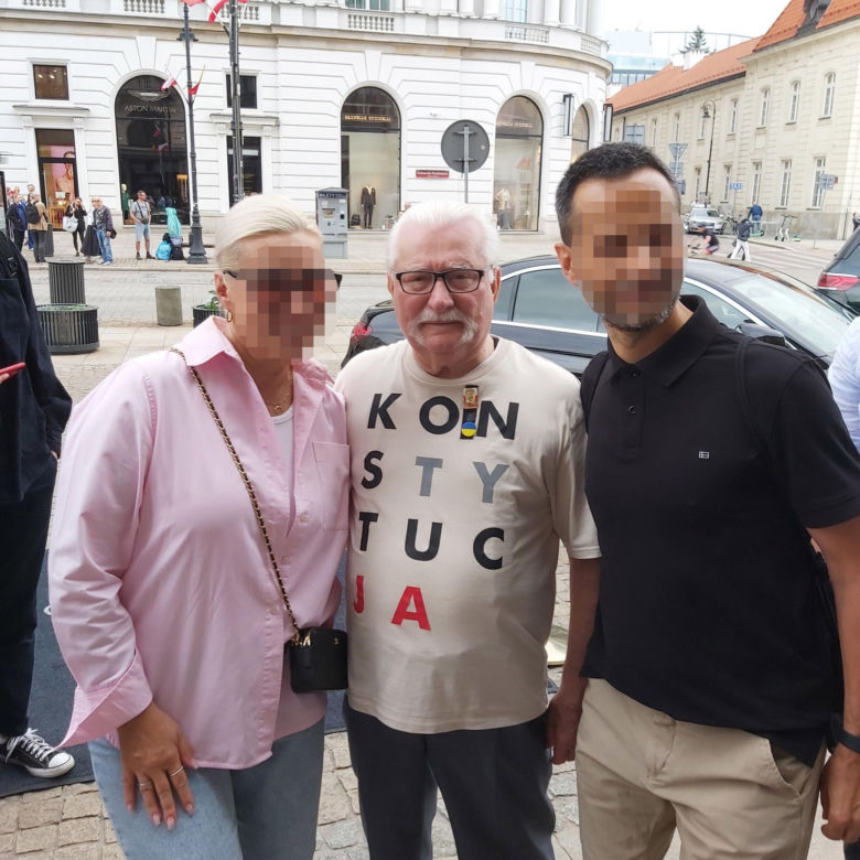Lech Wałęsa pokazał kulisy manifestacji z 4.06