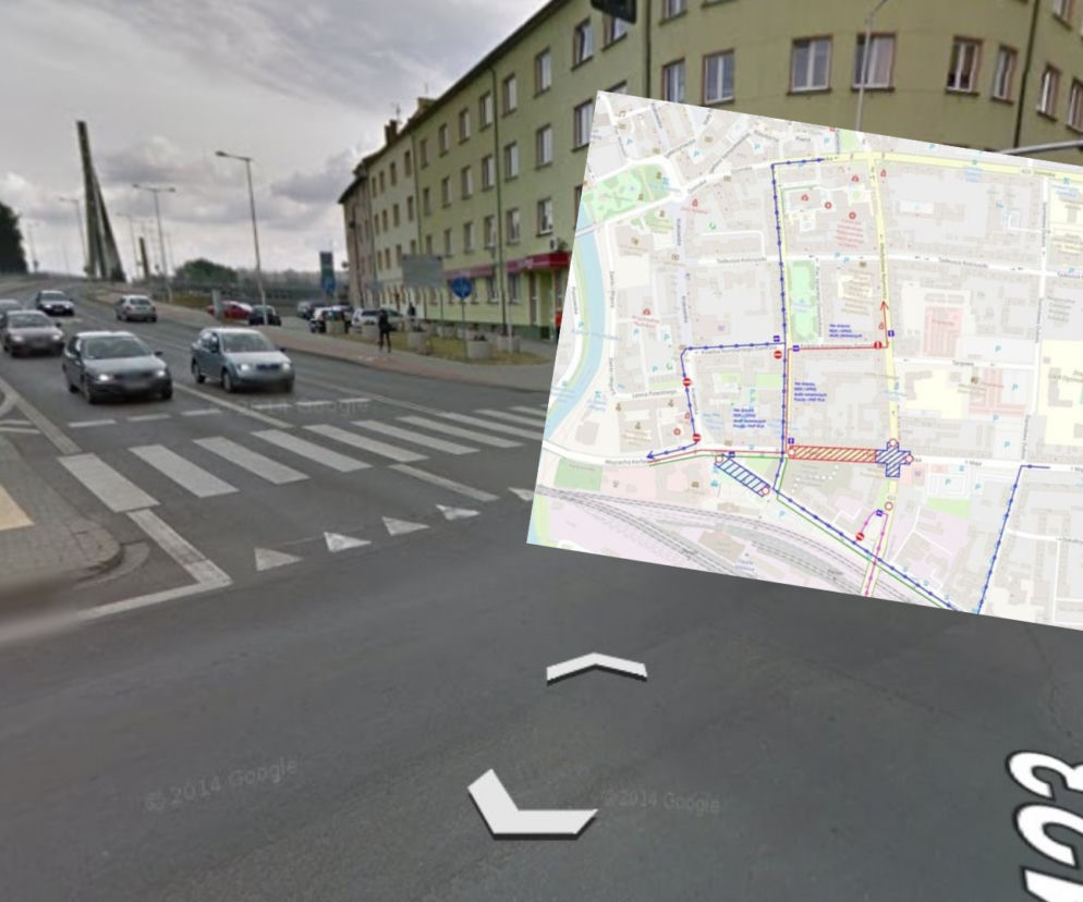Opole: Centrum zatka się przed majówką?! Skrzyżowanie zamknięte [MAPA]