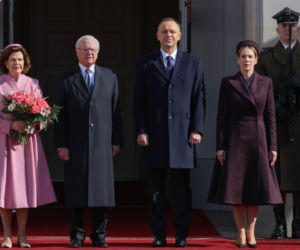 Marta Nawrocka, Karol Nawrocki, król Karol XVI Gustaw, królowa Sylwia