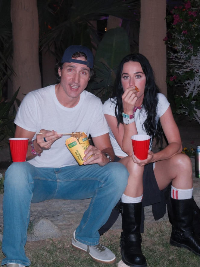 Katy Perry i Justin Trudeau - Coachella 2026