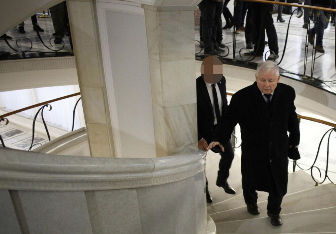 Jarosław Kaczyński z ochroną