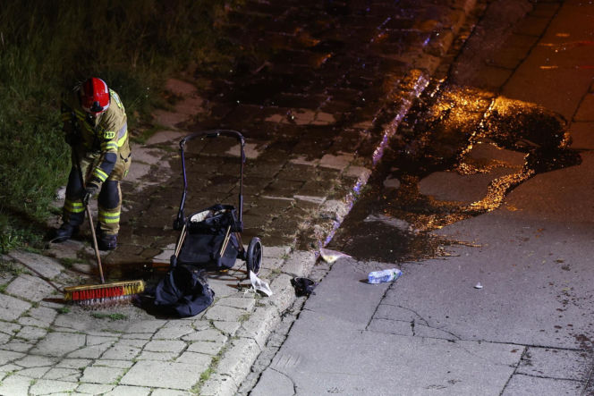 To on wjechał w rodzinę z niemowlęciem. Hubert B. doprowadzony do prokuratury w Krakowie