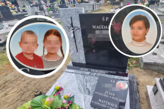 Zdjęcia Julki i Mateuszka na grobie matki, która ich zabiła. Poruszające słowa na mogile