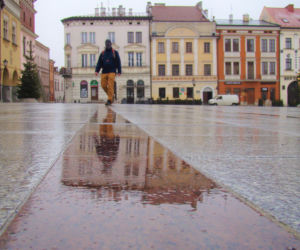 Śliski rynek w Tarnowie