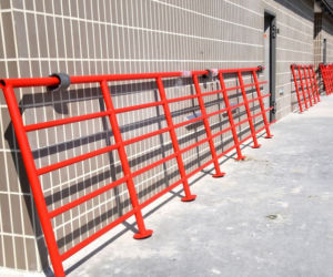 Budowa trybuny na stadionie Polonii na finiszu 