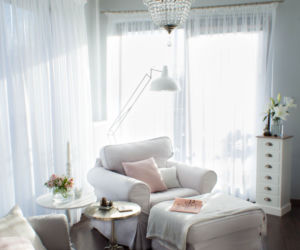 Biały salon