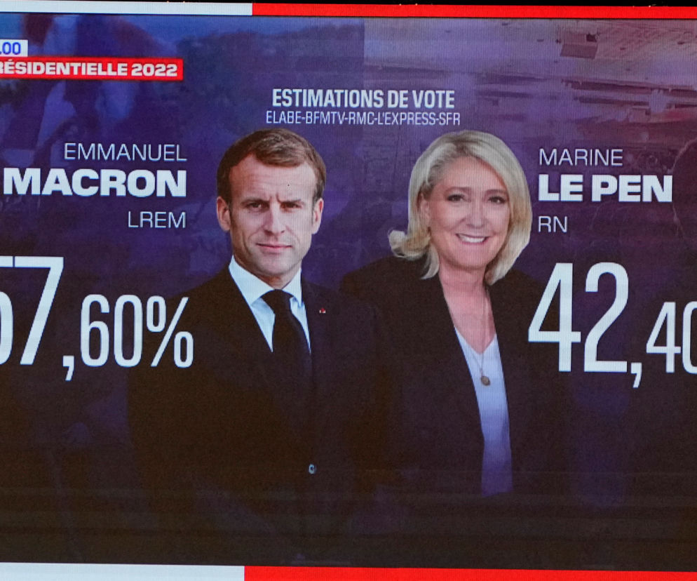  Macron zmiażdżył Le Pen! Takiego wyniku się nie spodziewała