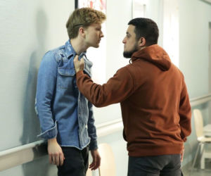 M jak miłość odc. 1504. Łukasz (Jakub Józefowicz), Igor (Ali Bahrudinov)