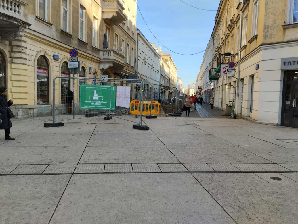 Przebudowa Chmielnej ruszyła