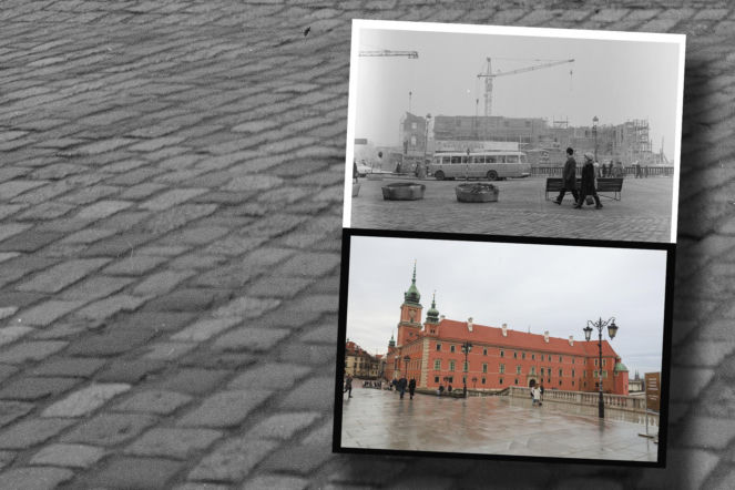 Zamek Królewski 1973 r. i 2023 r.