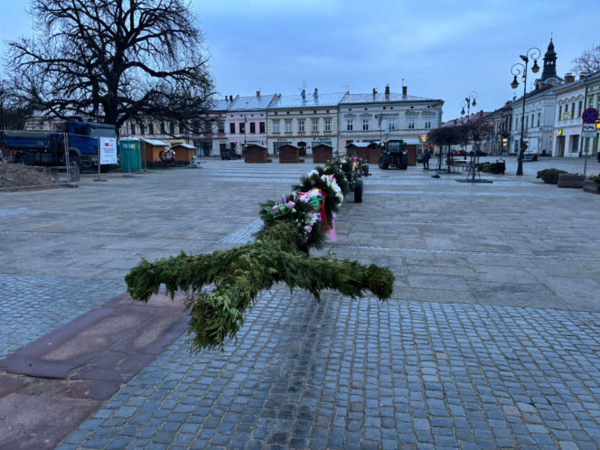 Palma wielkanocna na nowosądeckim Rynku