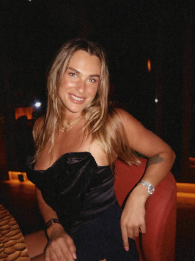 Aryna Sabalenka na Malediwach