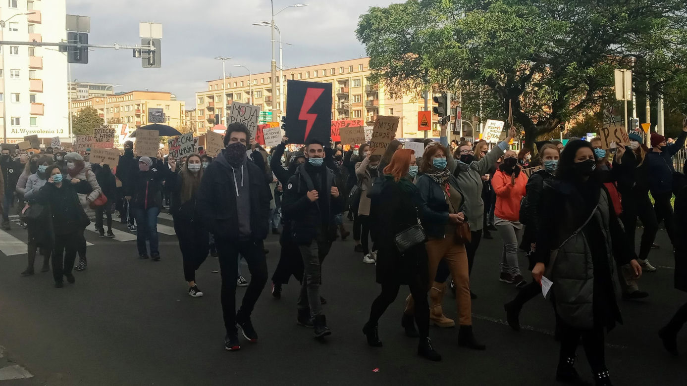 Protest kobiet w Szczecinie - 28.10.2020