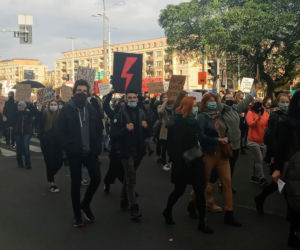 Protest kobiet w Szczecinie - 28.10.2020