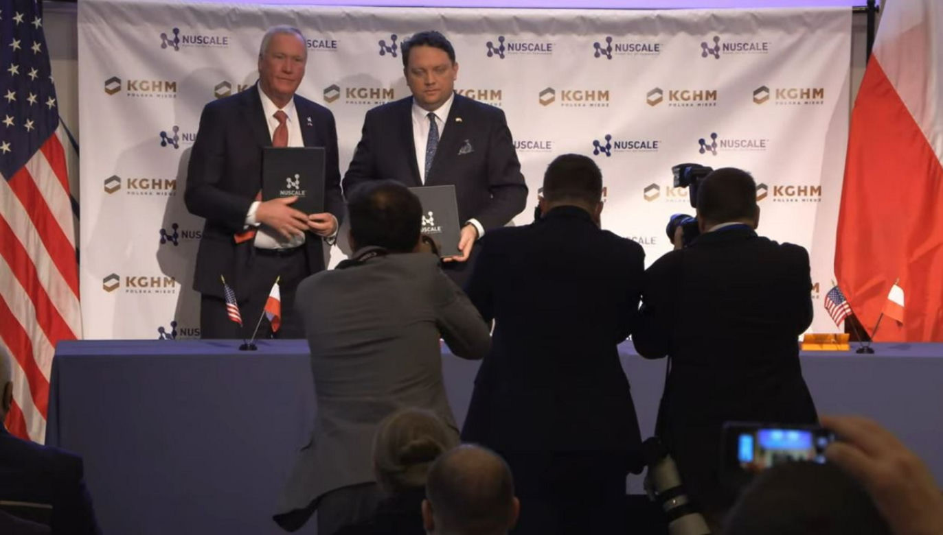 KGHM podpisuje w USA (z udziałem wicepremierem Sasina) umowę na małe reaktory jądrowe