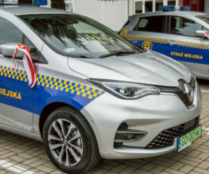Elektryczne radiowozy Renault ZOE dla strażników miejskich w Gdańsku