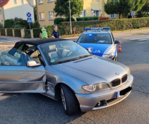 Szaleńczy pościg ulicami Koszalina. BMW staranowało radiowozy