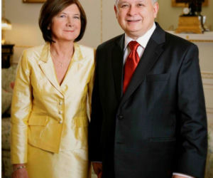 Lech Kaczyński i Maria Kaczyńska