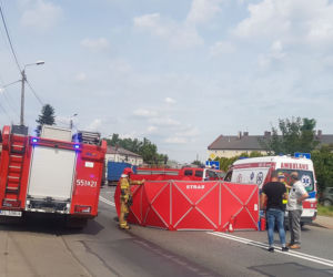 Śmiertelne potrącenie kobiety w centrum Wielunia