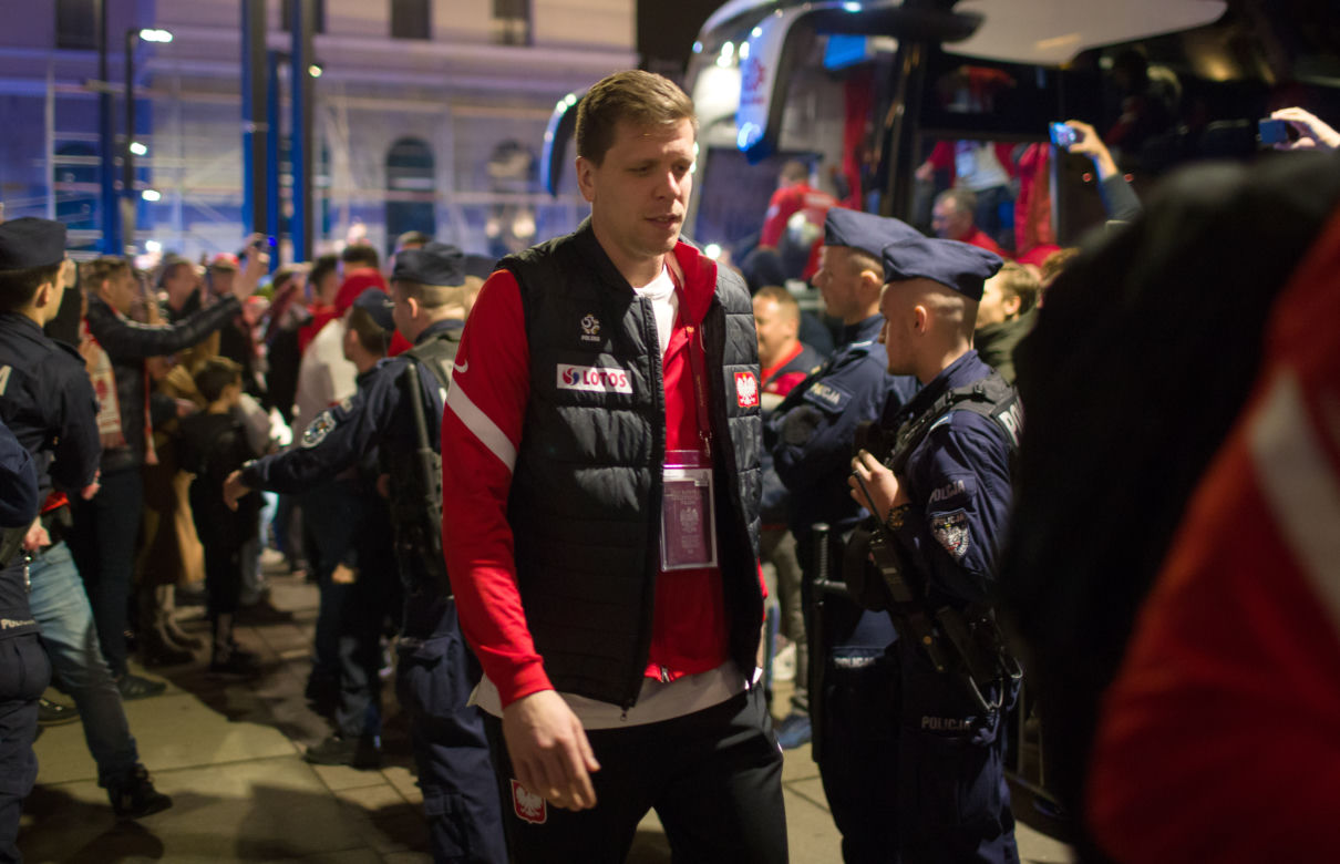 Reprezentacja w hotelu po meczu Polska - Szwecja