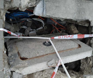 Ogromna dziura stwarzała zagrożenie mieszkańcom Targówka