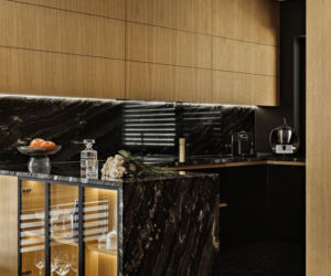 Między minimalizmem a złotym detalem. Elegancki dom w Katowicach