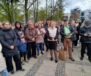 Siedlczanie uczcili minutą ciszy pamięć o zmarłym pośle Łukaszu Litewce