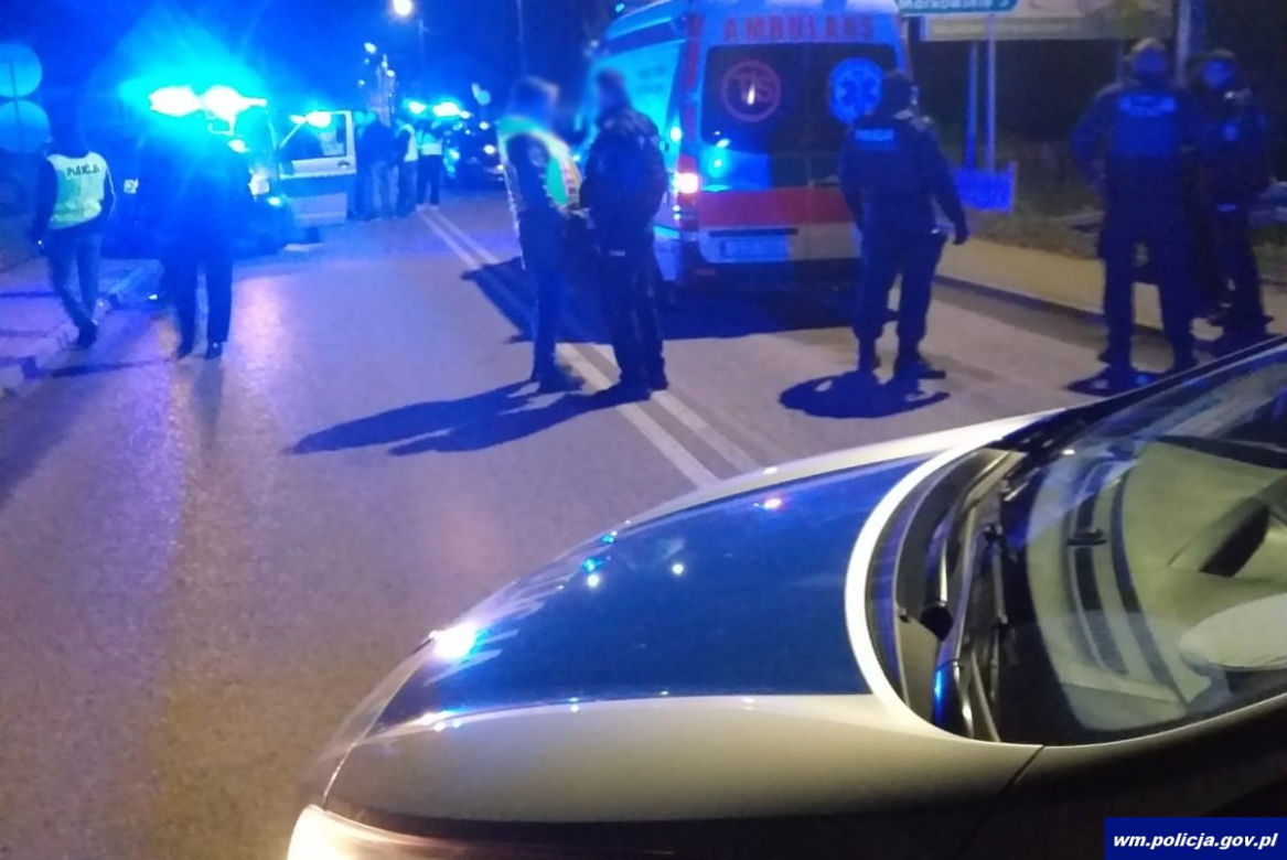 Olecko. Nielegalni imigranci w karetce