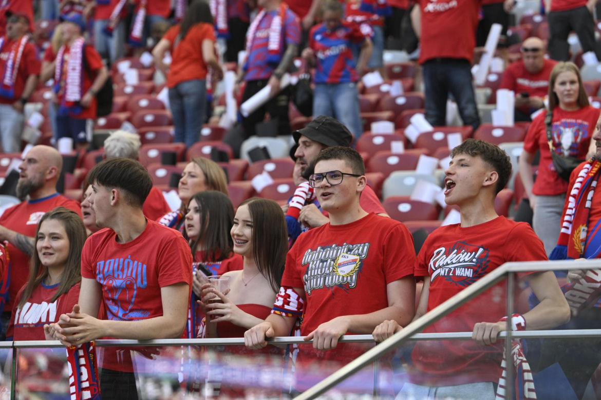 Kibice na finale Pucharu Polski: Górnik - Raków