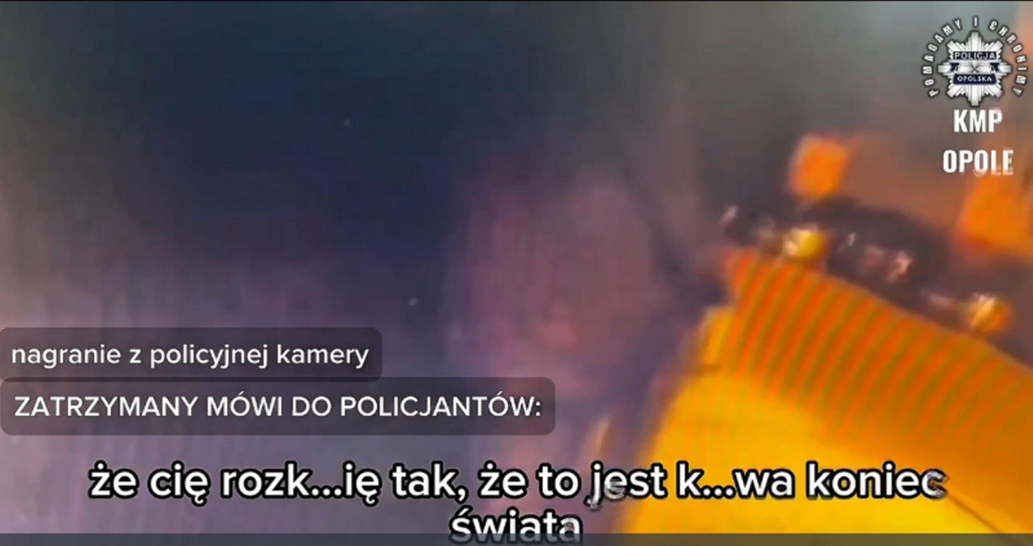 Pokazali, jak wygląda policyjna interwencja. Wszystko widać na nagraniu
