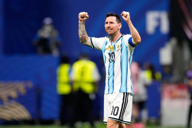 Leo Messi, mecz z Egiptem