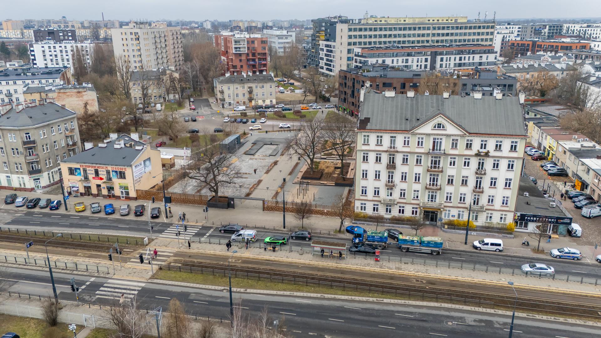 Rezerwa pod Trasę Tysiąclecia na Kamionku w Warszawie