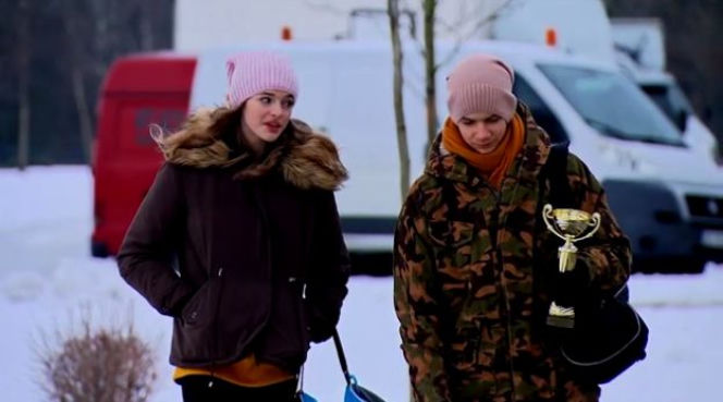 Barwy szczęścia. Zuzia (Anna Adamus), Filip Lisicki (Kuba Dyniewicz)