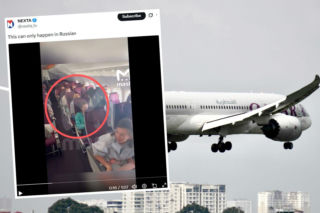 Awantura w samolocie. To wideo z Rosjanką obiegło sieć