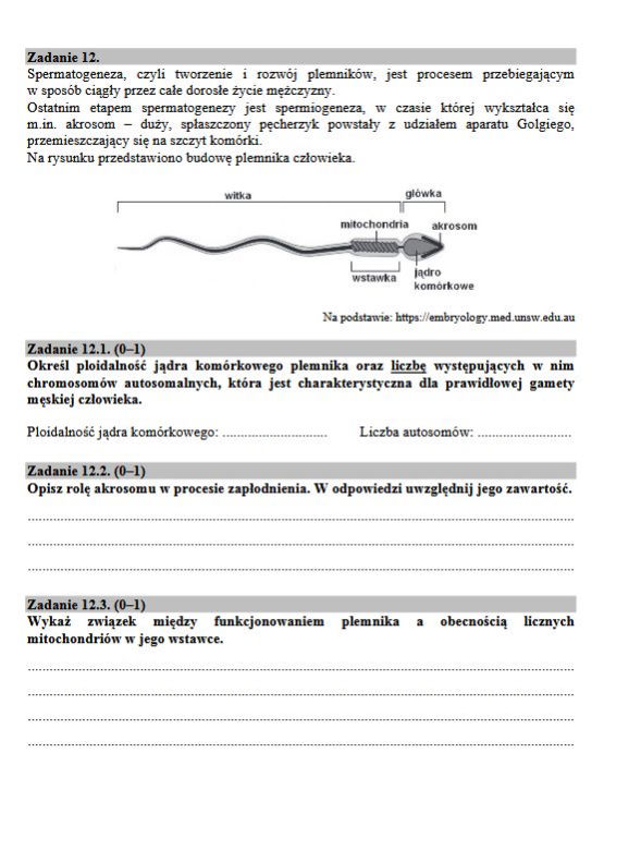 Matura 2017 biologia